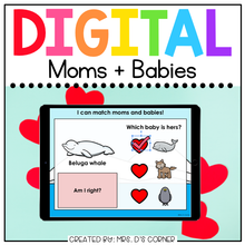 Load image into Gallery viewer, Matching Mom and Baby Animals Digital Activity | Distance Learning