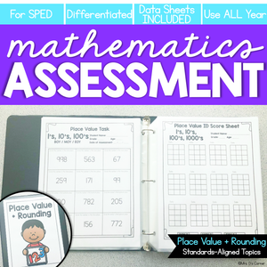 Place Value and Rounding Math Assessments