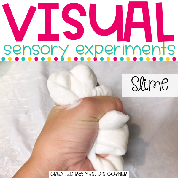 Visual Sensory Experiments [BUNDLE of 9 Sensory Activities]