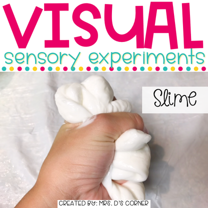 Visual Sensory Experiments [BUNDLE of 9 Sensory Activities]