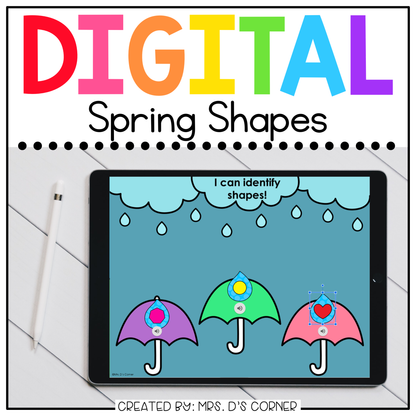 Raindrop Shape Identification Digital Activity | Distance Learning