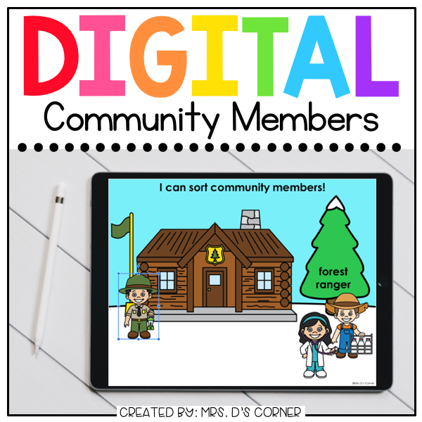 Winter Community Helpers Digital Activity | Distance Learning