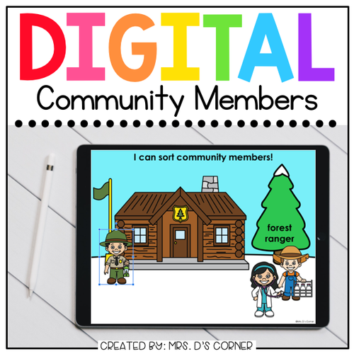 Winter Community Helpers Digital Activity | Distance Learning