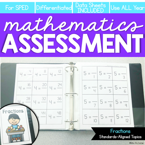 Fractions Math Assessment