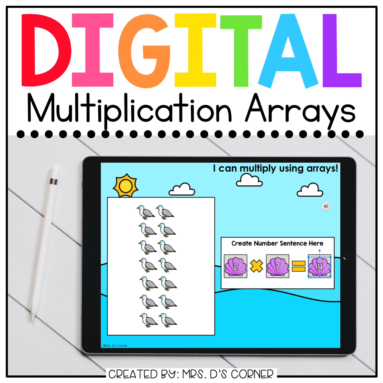 Multiplication Array Clip Art
