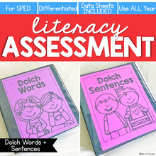 Load image into Gallery viewer, Dolch Words + Sentences Assessment, Writing - Literacy Reading Assessment
