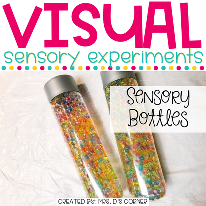 Visual Sensory Experiments [BUNDLE of 9 Sensory Activities]