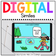 Load image into Gallery viewer, Winter Similes Digital Activity | Distance Learning