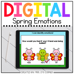 Spring Emotions Digital Activity | Distance Learning