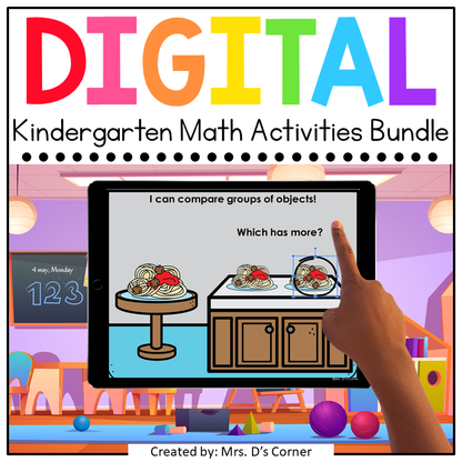Kindergarten Mathematics Standards Aligned Digital Bundle