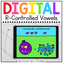 Load image into Gallery viewer, Summer R-Controlled Vowels Digital Activity | Distance Learning