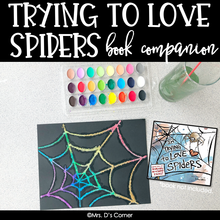 Load image into Gallery viewer, Trying to Love Spiders Book Companion [ Craft, Writing, Graphing, and more! ]