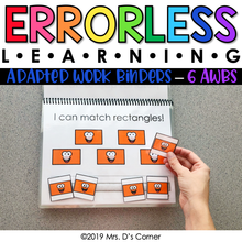 Load image into Gallery viewer, Errorless Learning Adapted Work Binders® (6 AWBs included!)