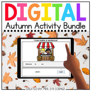 Autumn Digital Activity Bundle [12 digital activities!] | Distance Learning