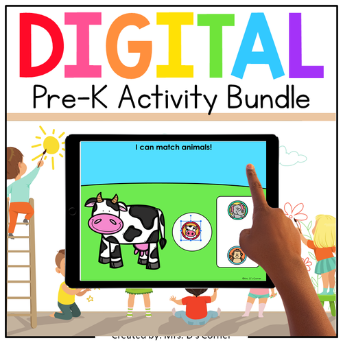 PreK Digital Activity Bundle | Distance Learning