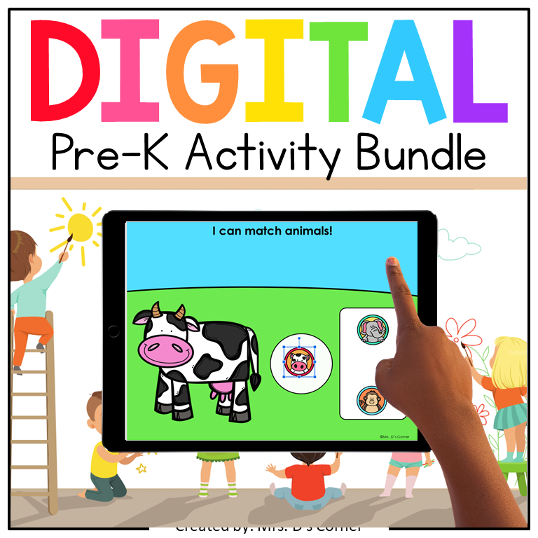PreK Digital Activity Bundle | Distance Learning