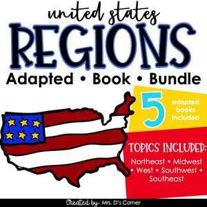 Bundle of US Regions Adapted Books [Level 1 and Level 2]
