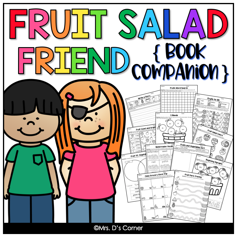 Fruit Salad Friend Book Companion [ Craft, Writing, and Visual Recipe! ]