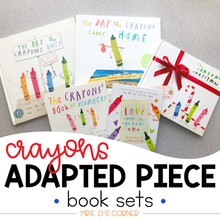 Load image into Gallery viewer, Crayons Adapted Piece Book Set [ 6 book sets included! ] Drew Daywalt