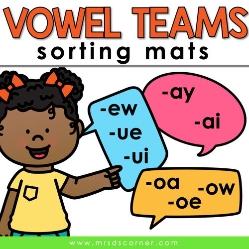 Long Vowel Sorting Mats [5 mats!] for Students with Special Needs