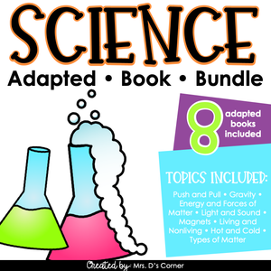 Science Adapted Books Bundle - 8 books total! [2 Levels Per]