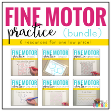 Load image into Gallery viewer, Fine Motor Skills Practice BUNDLE (6 resources included!)