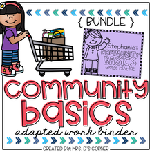 Load image into Gallery viewer, Community Basics Adapted Work Binder® { BUNDLE }