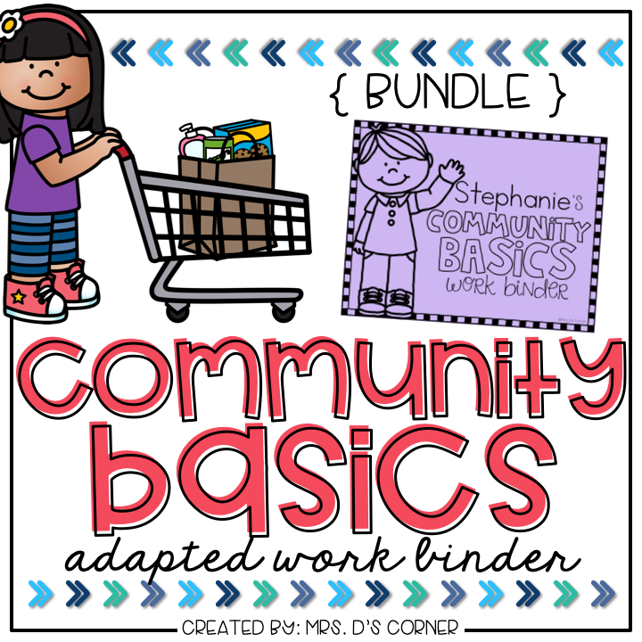 Community Basics Adapted Work Binder® { BUNDLE }