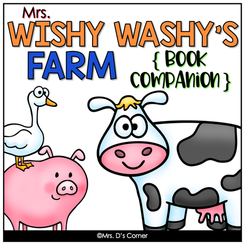 Mrs. Wishy Washy's Farm Book Companion [ Craft and Writing Activity Included! ]