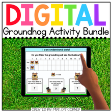 Load image into Gallery viewer, Groundhog&#39;s Day Digital Activity Bundle | Distance Learning