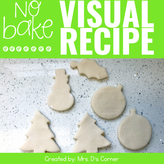 Salt Dough Ornament Visual Recipe | No Bake Salt Dough Ornament Recipe