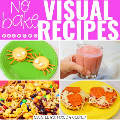 May Visual Recipes with REAL Pictures | Cooking in the Classroom