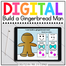 Load image into Gallery viewer, Digital Build a Gingerbread Man | Digital Activities for Distance Learning