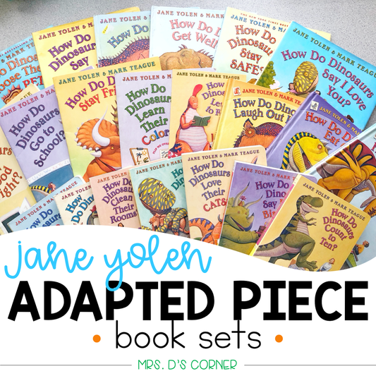 How Do Dinosaurs... Adapted Piece Book Set [21 book sets included!] Jane Yolen