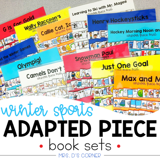 Winter Games Adapted Piece Book Set [ 12 book sets included! ]