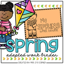 Load image into Gallery viewer, Spring Adapted Work Binder®