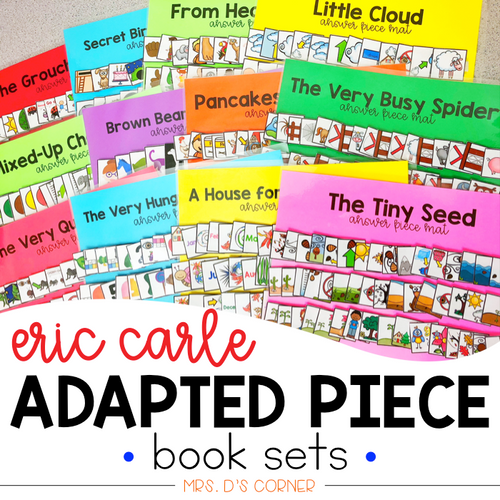 Eric Carle Adapted Piece Book Set [ 12 book sets included! ]