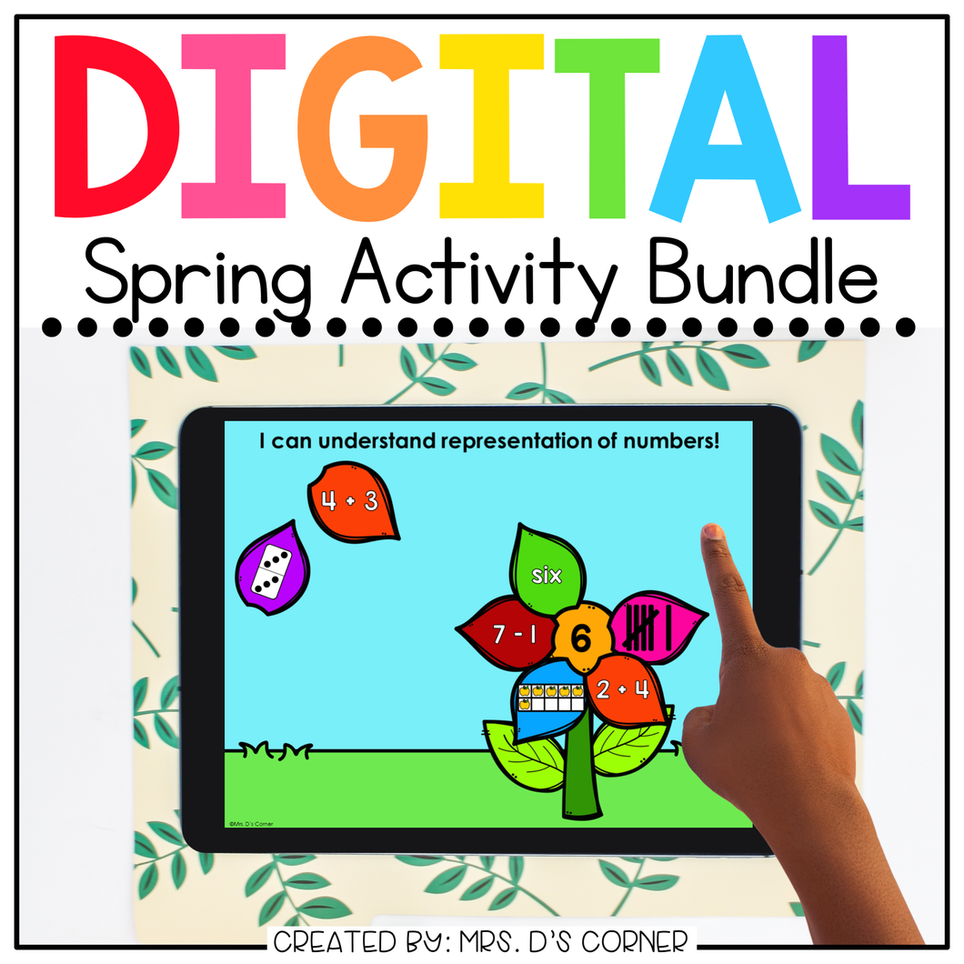 Spring Digital Activity Bundle [13 digital activities!] | Distance Learning
