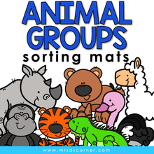 Load image into Gallery viewer, Animal Groups Sorting Mats [8 mats!] for Students with Special Needs