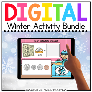 Winter Digital Activity Bundle [17 digital activities] | Distance Learning
