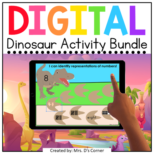 Dinosaur Digital Activity Bundle | Distance Learning