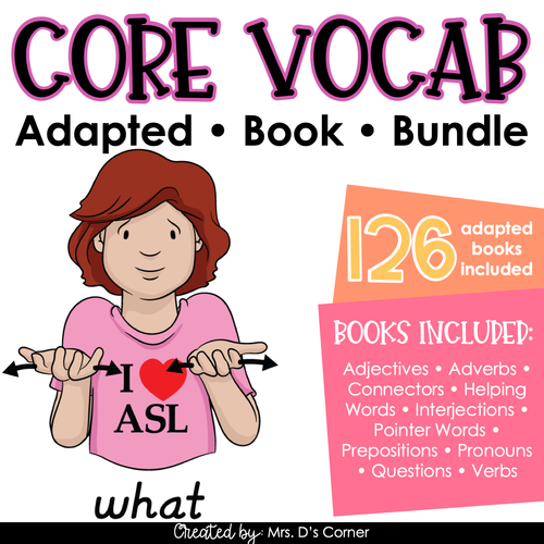 Core Vocabulary Adapted Book Bundle [Level 1 and Level 2]