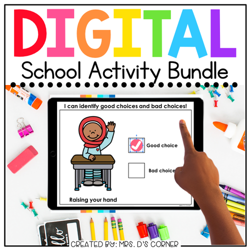 School Digital Activity Bundle [10 digital activities!] | Distance Learning