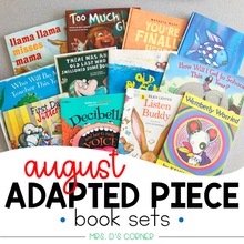 Load image into Gallery viewer, August Adapted Piece Book Set (12 book sets included!)