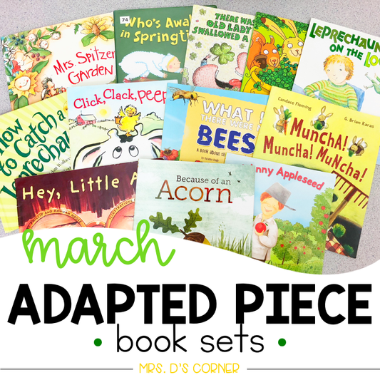 March Adapted Piece Book Set [12 book sets included!]