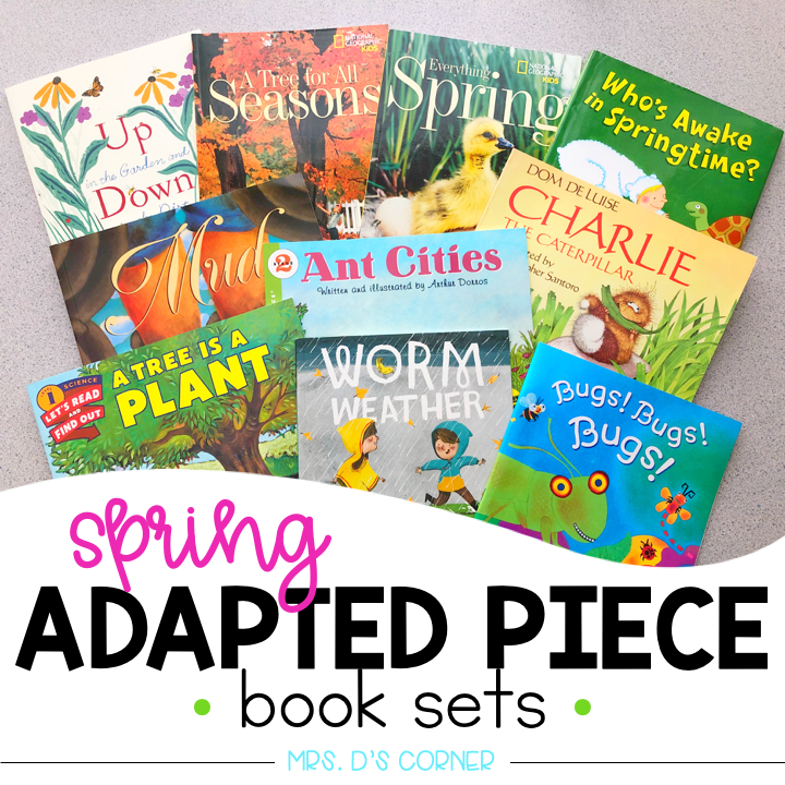 Spring Adapted Piece Book Set [ 10 book sets included! ]