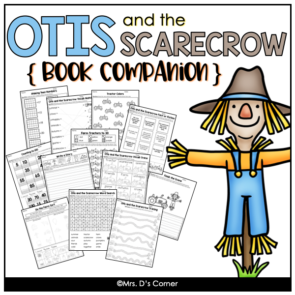 Otis and the Scarecrow Book Companion [Craft, Writing, Task Box + More!]