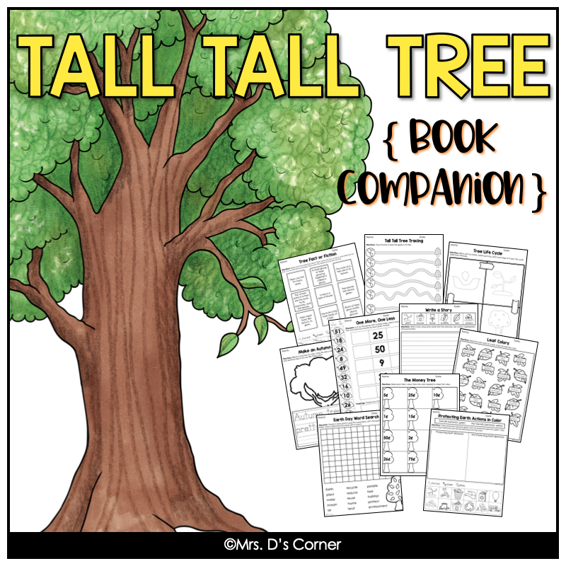 Tall Tall Tree Book Companion [ Includes Craft and Writing Activity! ]