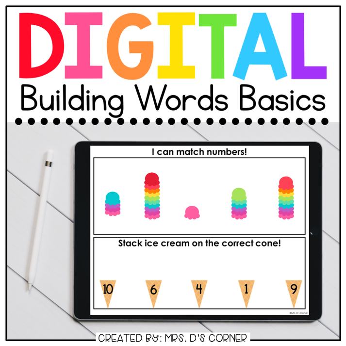 Counting + Number Recognition Digital Basics for Special Ed | Distance ...