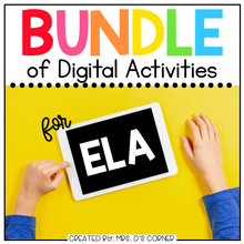 Load image into Gallery viewer, BUNDLE of English Language Arts Digital Activities | Distance Learning